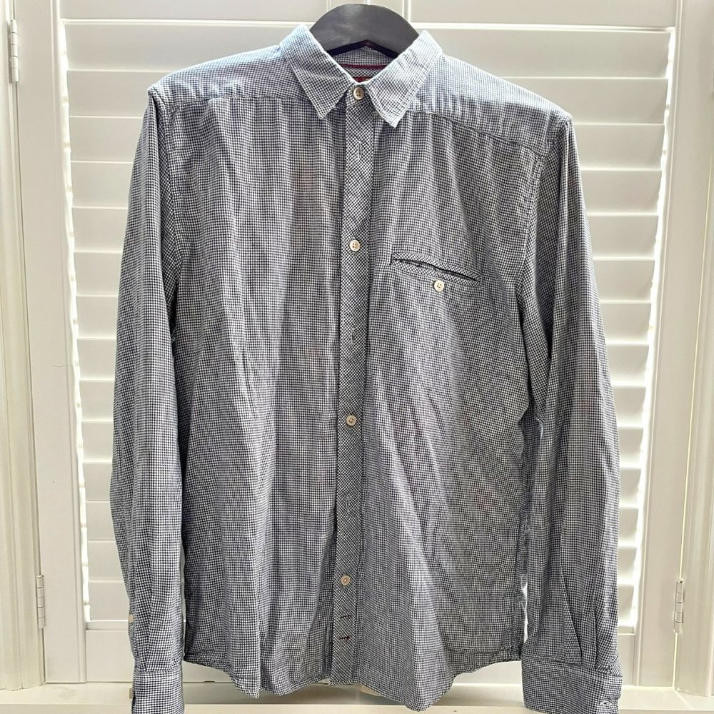 7 For All Mankind Grey Button Up